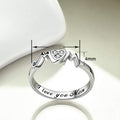 Mother's Day I Love You Mom Wish Ring, Special MOM Series Delicate Gift Jewelry For Women view 4