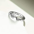 Mother's Day I Love You Mom Wish Ring, Special MOM Series Delicate Gift Jewelry For Women view 3