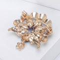 Alloy Rhinestone Peacock Brooch Pin For Coats And Lapels view 4