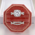 Luxury Zircon Cross Ring Set With Inlaid Stones European American Fashion Jewelry For Women view 4