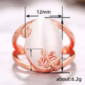 Faux Hetian Jade Ring With Mini Lizard And Moonstone, Cute Oversized Statement Finger Ring view 5