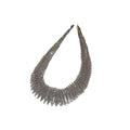Statement Alloy Spring Choker Necklace With Faceted Geometric Round Design Minimalist Fashion Style view 5