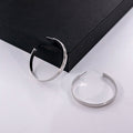 Elegant Silver Tone Alloy Minimalist Geometric Round Hoop Style Women's Fashion Earrings view 1