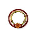 New Chinese Style Rose Flower Bangle Set Vintage Bamboo Beaded Bracelet For Qipao Accessories view 5