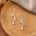 Vintage Bohemian Alloy 3D Daisy Flower Dandelion Drop Hook Vacation Style Women's Earrings view 3