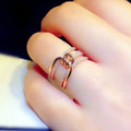 Korean Style Celebrity Inspired Wide Band Ring For Women Elegant Trendy Fashion Jewelry view 4