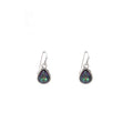 European American Vintage Ethnic Cat Eye Stone Heart Water Drop Bohemian Court Style Earrings view 5