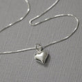 European American Vintage Heart Jewelry Set, Fresh Metallic Love Pendant Earrings And Necklace view 4