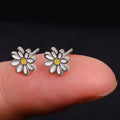 Summer Fairy Daisy Flower Stud Earrings Sunflower Korean Fashion Ear Bone Jewelry view 2