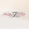 New Infinity Loop Small Bow Ring For Women, Light Luxury Delicate Fashion Finger Jewelry view 2