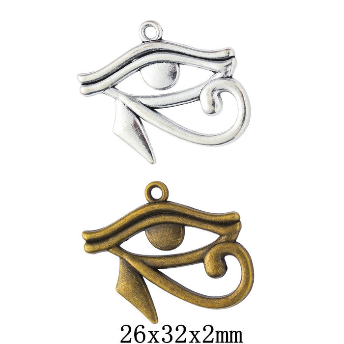 Zinc Alloy Eye Charm Pendant No.894675 for DIY Necklace Bracelet Jewelry Making