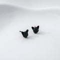 Cute Tiny Black Cat Rhinestone Studs Elegant Minimalist Daily Sweet Cool Niche Design Alloy Earrings view 2