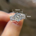 European Fashion Wedding Proposal Ring, Trendy Bridal Ceremony Prop Finger Ring Jewelry view 5