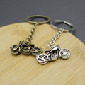 Metal Minimalist Motorcycle Keychain Car Key Ring Gift view 4