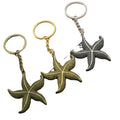 Metal Sea Star Keychain Minimalist Bag Charm Gift view 5