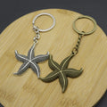 Metal Sea Star Keychain Minimalist Bag Charm Gift view 4