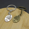 Metal Minimalist Tree of Life Keychain Gift view 4
