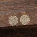 Korean European Round Pave Ear Cuffs For Women, Exaggerated Autumn Winter Fashion Earrings view 2