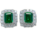 European Vintage Italian Palace Style Pave Queen Stud Earrings, Classic Versatile Women's Ear Jewelry view 2