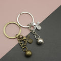Zinc Alloy Basketball Keychain Bag Charm Sports Gift view 1