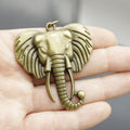 Zinc Alloy Minimalist Elephant Keychain Bag Charm Gift – Antique Copper view 4