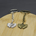 Metal Minimal Leaf Keychain Bag Charm Gift For Women view 3