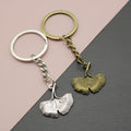 Metal Minimal Leaf Keychain Bag Charm Gift For Women view 1