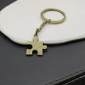 Metal Building Block Puzzle Keychain Bag Charm view 3