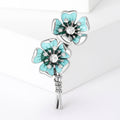 Alloy Enamel Flower Brooch Pin For Elegant Fashion Apparel Accessories view 6