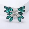 Alloy Rhinestone Butterfly Brooch Pin For Women Clothing Accessories view 4