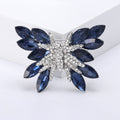 Alloy Rhinestone Butterfly Brooch Pin For Women Clothing Accessories view 2