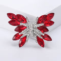 Alloy Rhinestone Butterfly Brooch Pin For Women Clothing Accessories view 6