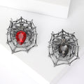 Alloy Enamel Spider Web Brooch For Creative Insect Decoration view 1