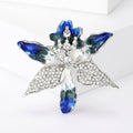 Alloy Rhinestone Pearl Sunflower Brooch For Elegant Apparel view 2