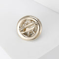 Alloy Emerald Color Crystal Brooch Pin For Sweater And Clothing Accessories view 4