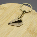 Alloy Paper Airplane Keychain Bag Charm view 4