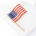 Alloy Enamel American Flag Brooch Pin For Fashion Clothing Accessories view 2
