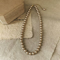 French Vintage Faux Pearl Geometric Round Sweater Necklace For Women, Light Luxury Versatile Design view 4