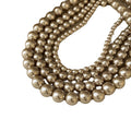 French Vintage Faux Pearl Geometric Round Sweater Necklace For Women, Light Luxury Versatile Design view 5