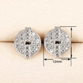 Korean Dongdaemun Mini Stud Earrings Small Simple Fashion Cute Elegant Ear Jewelry view 5