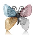 Alloy Enamel Butterfly Brooch For Suit Coat And Acrylic Corsage view 1