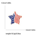 Alloy Enamel Five Point Star Brooch Pin For Clothing Accessories view 5