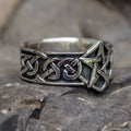 Vintage Blackened Five Point Star Ring European American Street Style Men's Fashion Jewelry view 3
