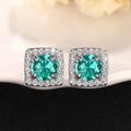 Fashion Simulated Moissanite Stud Earrings For Women, Cross Border Hot Selling Ear Jewelry view 4