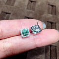 Fashion Simulated Moissanite Stud Earrings For Women, Cross Border Hot Selling Ear Jewelry view 3