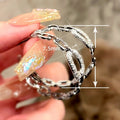 European Metal Chain Earrings Irregular C Shape Stud Earrings For Women Autumn Winter Jewelry view 5