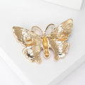 Alloy Rhinestone Butterfly Brooch Luxury Painted Lapel Pin For Clothing view 3