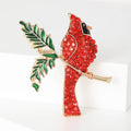 Enamel Alloy Rhinestone Bird Brooch For Cute Animal Clothing Accessories view 4