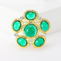 Alloy Glass Palace Style Brooch Pin For Elegant Women's Apparel view 6