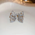 Light Luxury Butterfly Ear Cuff, No Piercing Sparkling Cartilage Clip Earrings For Women view 2